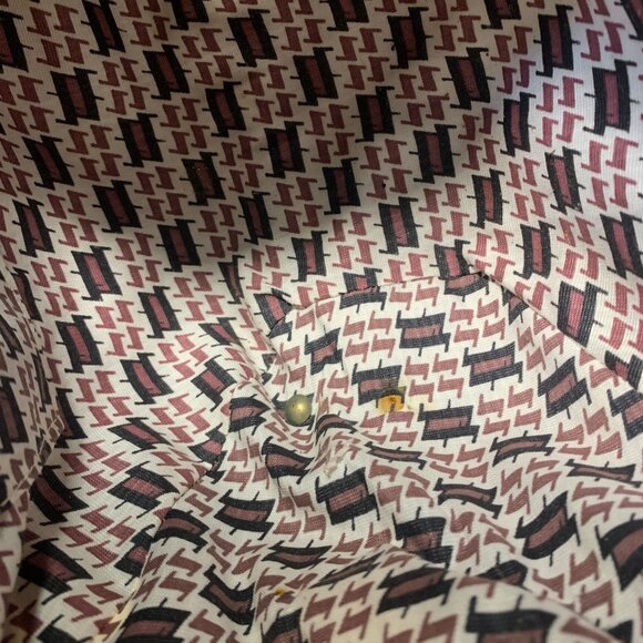 Vintage British Hong Kong Woven Wicker Basket Purse Handbag Black Gold - Picture 5 of 11